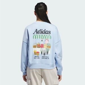 Adidas Farmer’s Market graphic sweatshirt  in size s